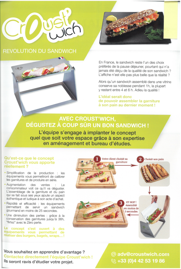 Croust'wich dans AgroMagazine
